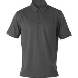Mens Heritage Ventilated Quick Dry Golfer Grey